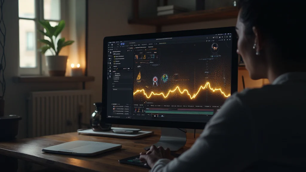 Primo piano della timeline di After Effects mostrando una traccia con tre keyframe evidenziati in giallo su uno sfondo scuro con numeri di fotogrammi